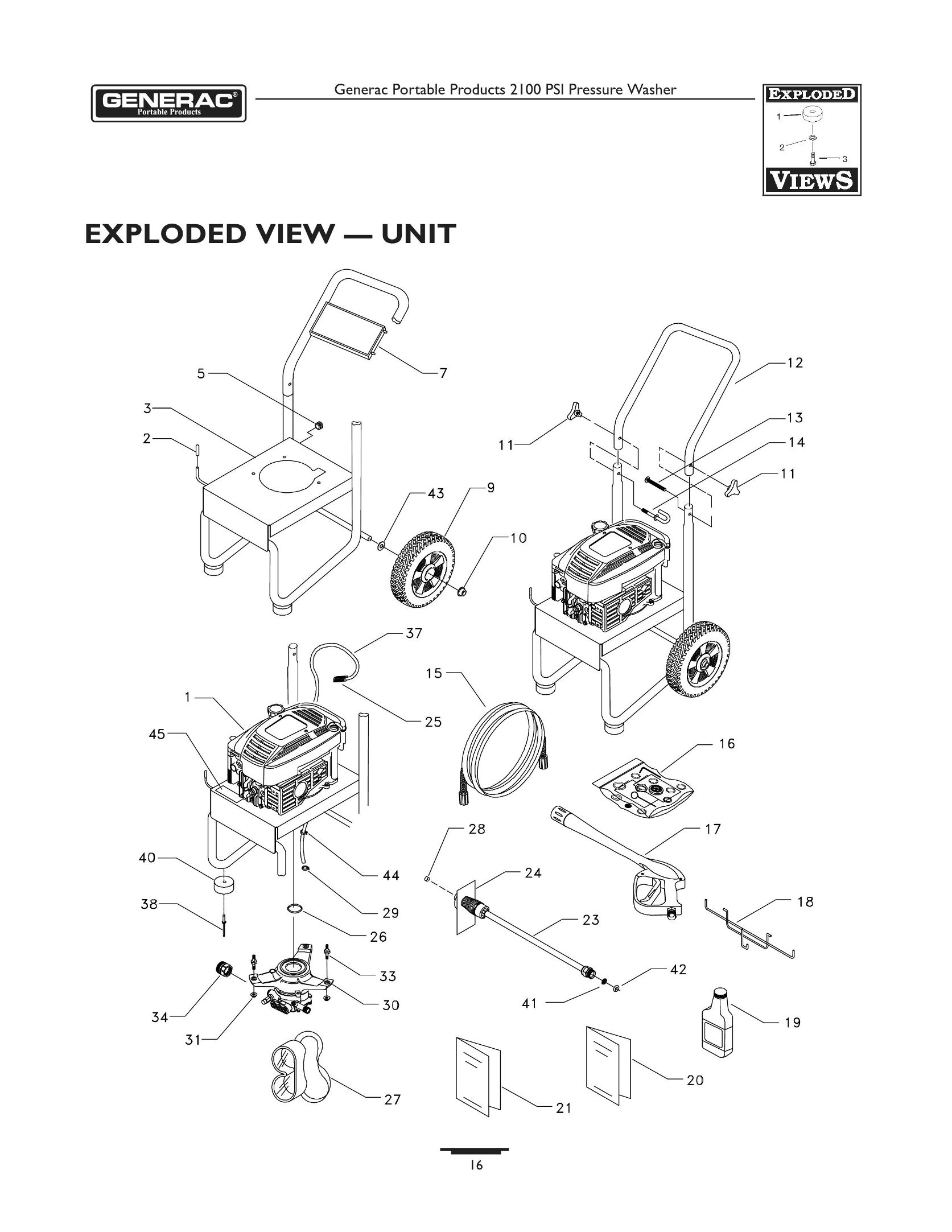 Generac Pressure Washer Repair Manual 5322